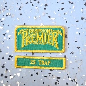 Remington Premier and 25 trap Patch Set - Green and Yellow